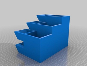 un autre organiseur de bureau porte-outils & boîtes 3d print model - Mito3D