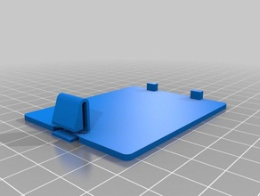 my customized battery cover creator 2 electronics 3d print model - Mito3D