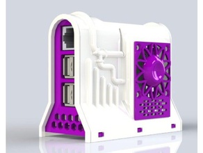 epic r2-pi2 raspberry pi 2 3 case electronics 3d print model - Mito3D
