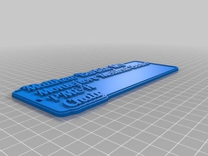 etiqueta de bagagem chaveiros personalizado 3d print model - Mito3D
