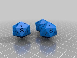justin's magic dice 3d printing 3d print model - Mito3D