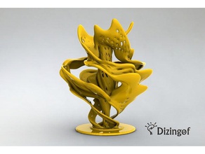 borromées vase les mathématiques de l'art dizingof la sculpture 3d print model - Mito3D