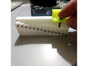 screwmeter - viti mesure strumento obsoleto utensili a mano misurare di misurazione vite le 3d print model - Mito3D