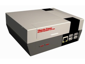 nes classic raspberry pi case video games gaming nintendo retropie ultimaker game 3d print model - Mito3D
