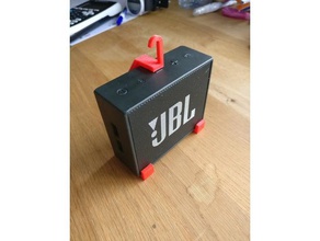 jbl go hook audio mount wall 3d print model - Mito3D