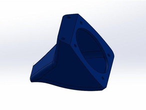 monoprice maker v2 cooling fan duct 3d printer parts 3d print model - Mito3D