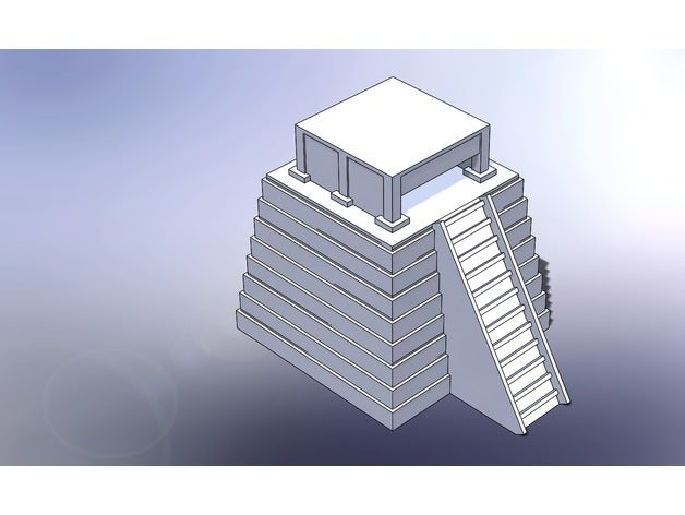 pyramide maya bête à la cabane les animaux de compagnie critter le reptile petit animal petits 3D print model - Mito3D