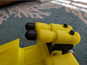 remixada de mísseis ponta lançador playset brinquedos & games 3d print model - Mito3D