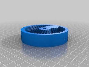 machine bearing 2 parts customized 3d print model - Mito3D