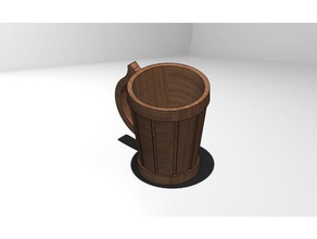 Kaffee-Becher Fass Küche und Esszimmer Kaffee Kaffee-Tasse Kaffeebecher Kaffee-Tassen Becher 3d print model - Mito3D