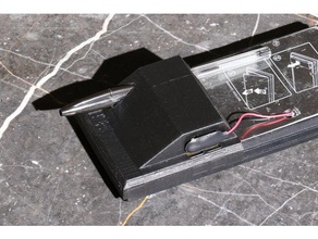 batería externa titular de la casio fx-8000g fx-8500g electrónica 3d print model - Mito3D