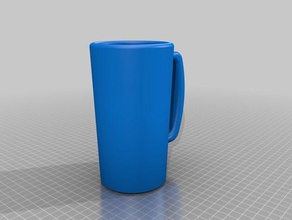 big mug kitchen & dining coffee mugs 3d print model - Mito3D