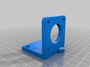 support extruder motor tatara frame 3d printer parts anet bowden 3d print model - Mito3D