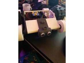 hc-sr04 mount rc speed tank robotics sensor ultrasonic 3d print model - Mito3D