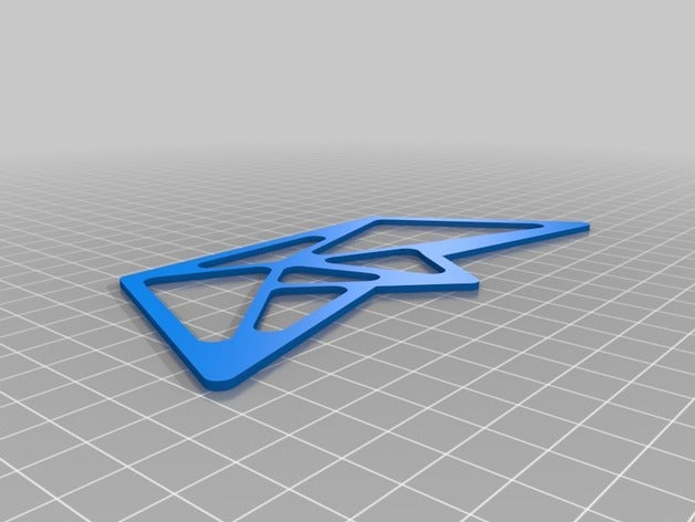 my customized origami paper ship 2d art 3D print model - Mito3D