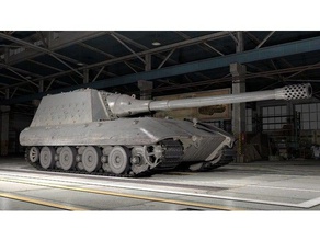 jagdpanzer e100 araç jageroo tank modeli 3d print model - Mito3D