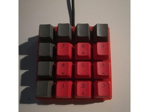 4 x mecánica teclado marco equipo cherry mx gateron mecánico de 3d print model - Mito3D
