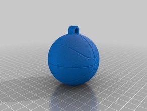 3d slash basketball keychain keychains 3d print model - Mito3D