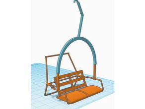 awesome chair lift 3d printing chairlift gondola 3d print model - Mito3D