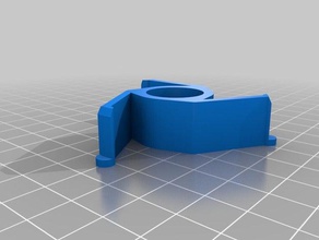 3d solutech bobine de filament hub - droit L'imprimante pièces personnalisé 3d print model - Mito3D