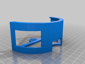 google home mini wall hanger audio 3d print model - Mito3D