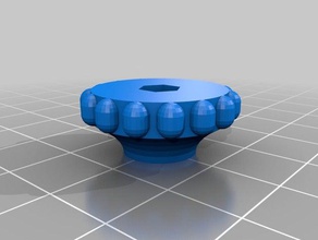 m3 knob diy customized 3d print model - Mito3D