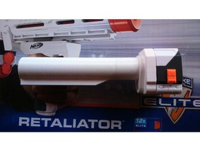 nerf retaliador buttstock adaptador hobby 3d print model - Mito3D