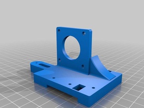 modified hyper cube evo extruder mount tevo 3d printer parts hypercube evolution titan 3d print model - Mito3D