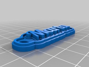 marta Anahtarlık özelleştirilmiş 3d print model - Mito3D