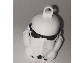 stormtrooper als Schlüsselanhänger - Zubehör keyring starwars star wars storm trooper 3d print model - Mito3D