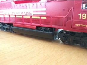 fuel tank mehano sd40 h0 scale loco vehicles locomotive model railroad train 3d print model - Mito3D