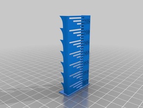 Temperatur-Kalibrierung Turm 3d-Druck-tests die Kalibrierung Temperatur tower 3d print model - Mito3D