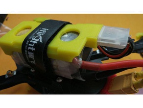 Batterie protector 4s connector-Unterstützung r c Fahrzeuge 3d print model - Mito3D