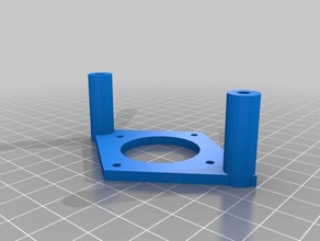 supporto motor paso a 55 pm La impresión en 3d 3d print model - Mito3D