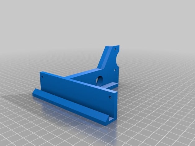 refuerzo trasero modificado con agujero para pasar los Kabel Die 3d-Drucker 3D print model - Mito3D