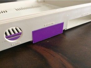 c64c kaset-port kapağı bilgisayar c64 komodor commodore 64 retro 3d print model - Mito3D