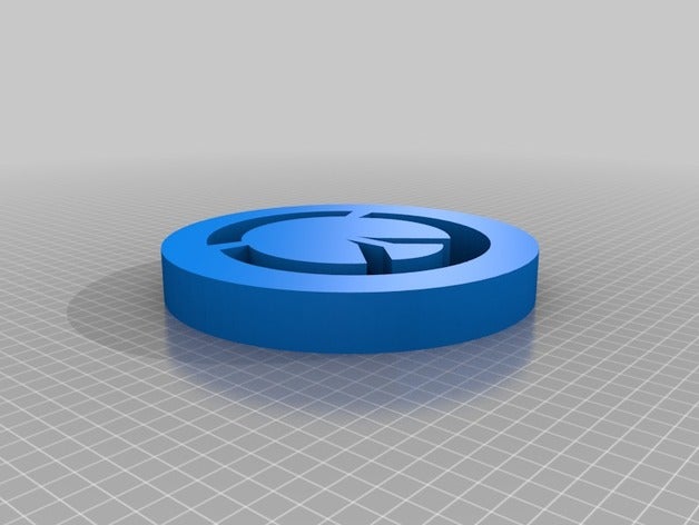 overwatch símbolo 3D print model - Mito3D