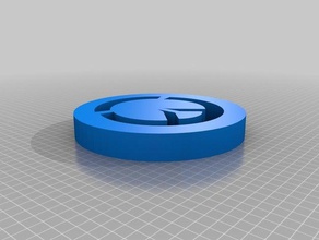 overwatch símbolo 3d print model - Mito3D