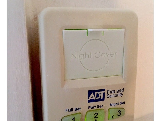 adt nuit couvercle du détecteur ménage l'alarme la chambre à coucher le de 3D print model - Mito3D