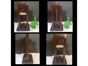guillotina - guillotine 3d-drucken 3d print model - Mito3D