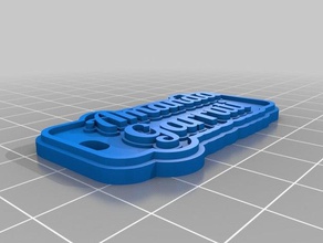 amanda garruti llaveros personalizado 3d print model - Mito3D