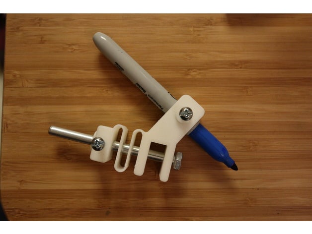 cnc stylo sharpie titulaire du traceur le bricolage 3D print model - Mito3D