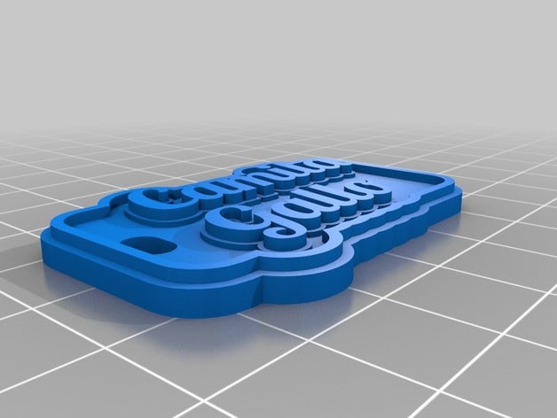 camila gallo de porte-clés personnalisé 3D print model - Mito3D