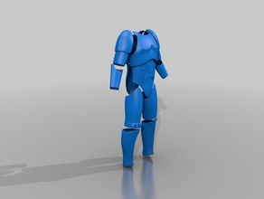 stormtrooper armor separate parts 3d printing star wars 3d print model - Mito3D
