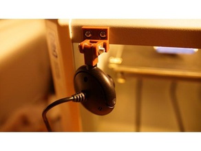 trust spotlight webcam mount german reprap neo 3d printer accessories camera holder 3d print model - Mito3D