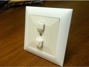 contacteur domotique duplo produtos para casa arduino blinds de contato domotic edizio feller luz microinterruptor soquete interruptor a suíça 3d print model - Mito3D