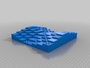 3d-Schachbrett hobby Schach 3d print model - Mito3D