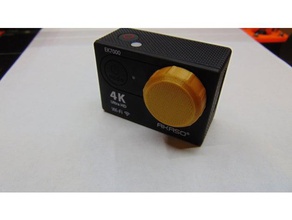 akaso ek7000 tampa da lente câmera acção de came 3d print model - Mito3D