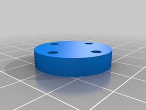 251 mm diameter chassis disk diy customized 3d print model - Mito3D