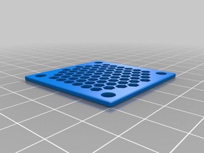 clean honeycomb fan guard 3d printer accessories 40x40mm 3d print model - Mito3D